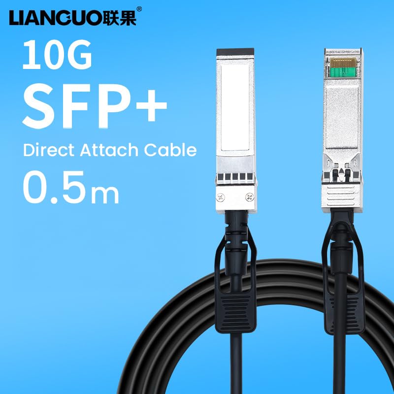 Amazon.co.jp: 10G SFP+ダイレクトアタッチケーブル 0.5m DAC Twinax